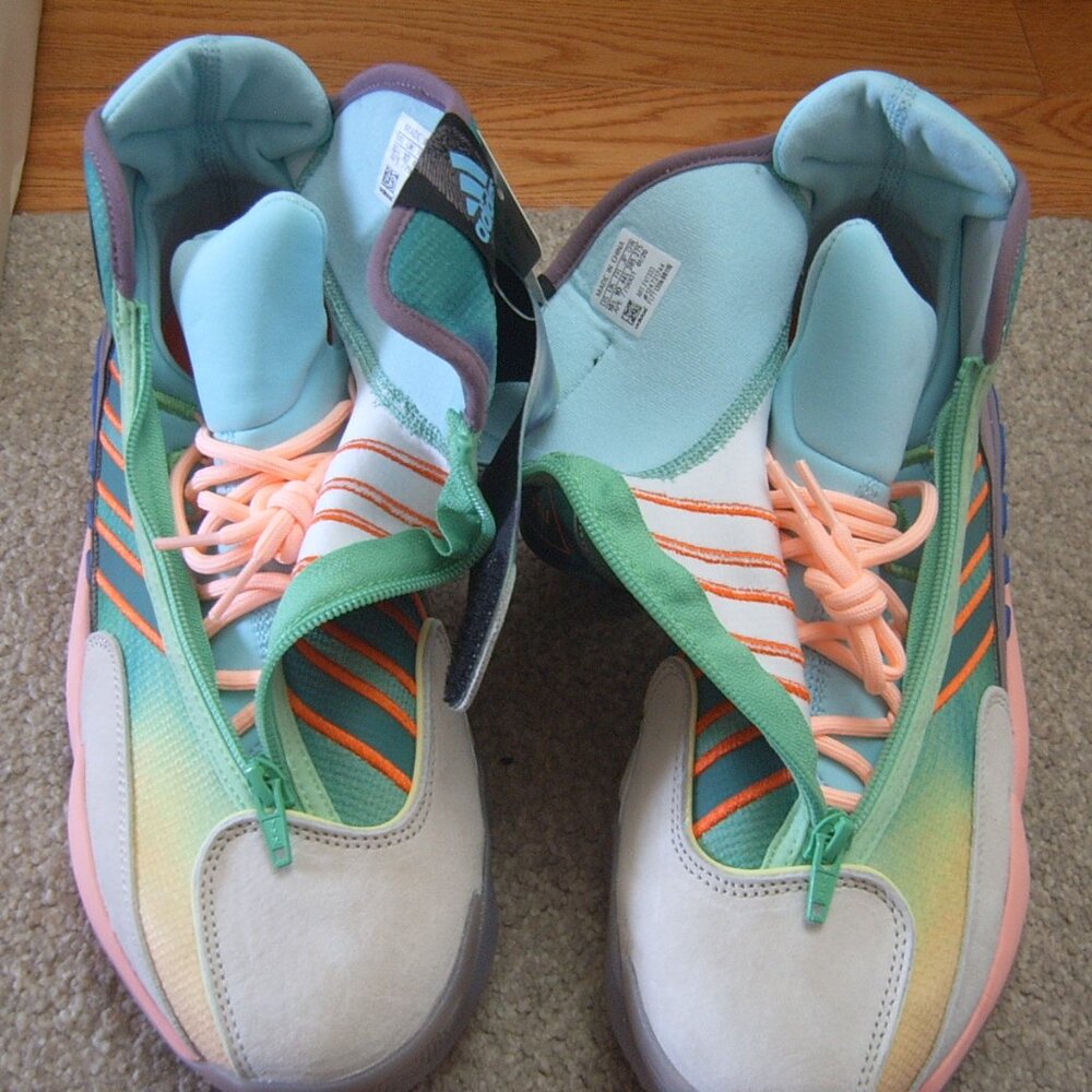 Size 10.5 adidas Pharrell x Crazy BYW 0 To 60 STMT Reflexology Shoes New w/Box - Picture 5 of 10